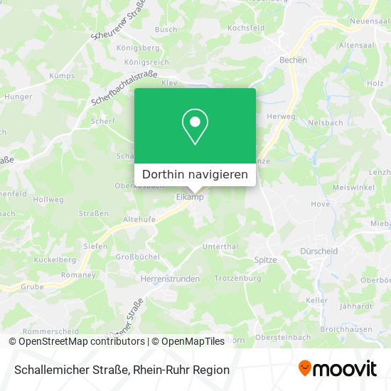 Schallemicher Straße Karte