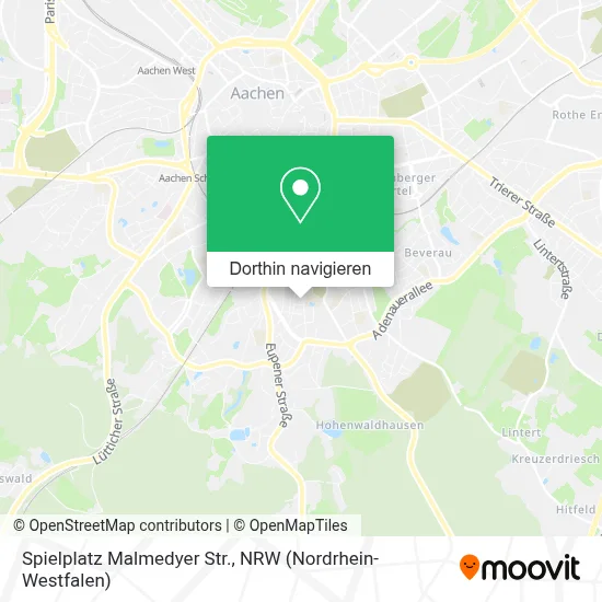 Spielplatz Malmedyer Str. Karte