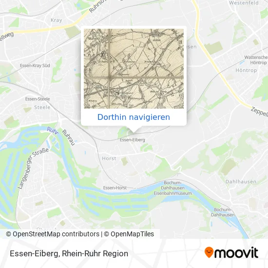 Essen-Eiberg Karte