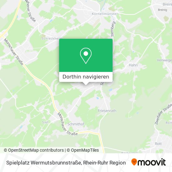 Spielplatz Wermutsbrunnstraße Karte