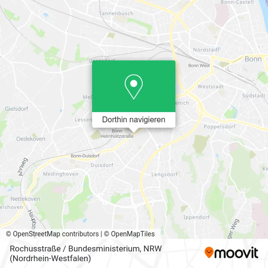 Rochusstraße / Bundesministerium Karte