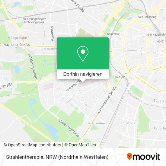 Strahlentherapie Karte