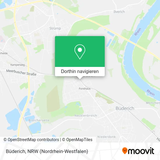 Büderich Karte