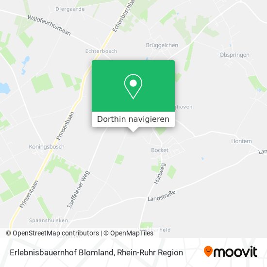 Erlebnisbauernhof Blomland Karte