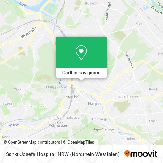 Sankt-Josefs-Hospital Karte