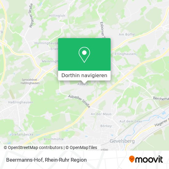 Beermanns-Hof Karte