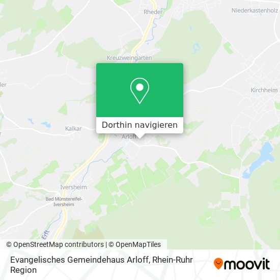 Evangelisches Gemeindehaus Arloff Karte