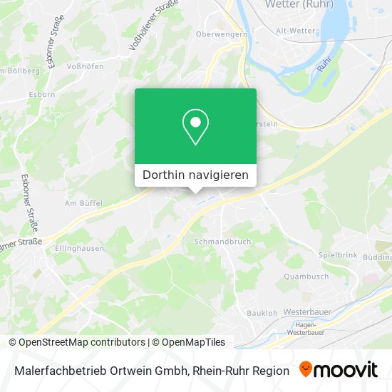 Malerfachbetrieb Ortwein Gmbh Karte