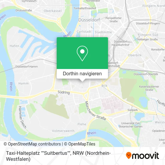 Taxi-Halteplatz ""Suitbertus"" Karte