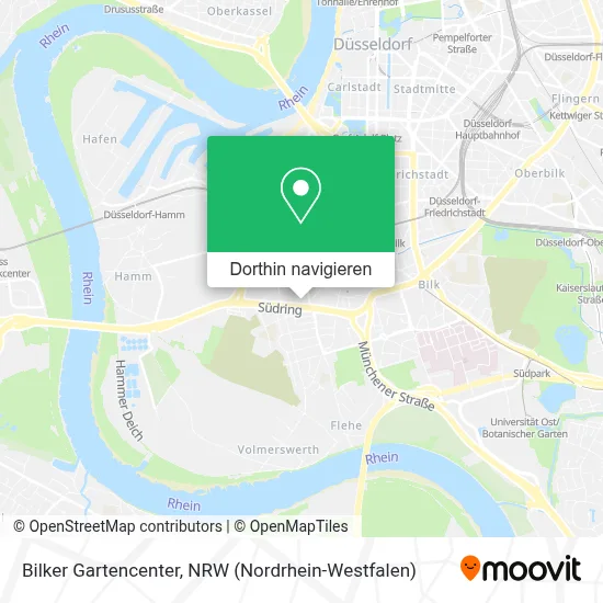 Bilker Gartencenter Karte