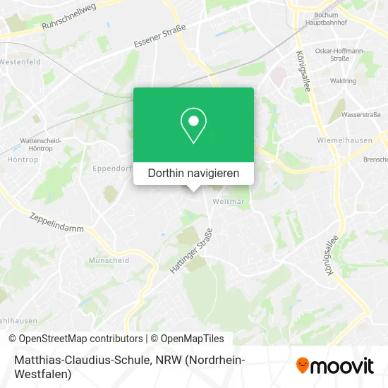 Matthias-Claudius-Schule Karte