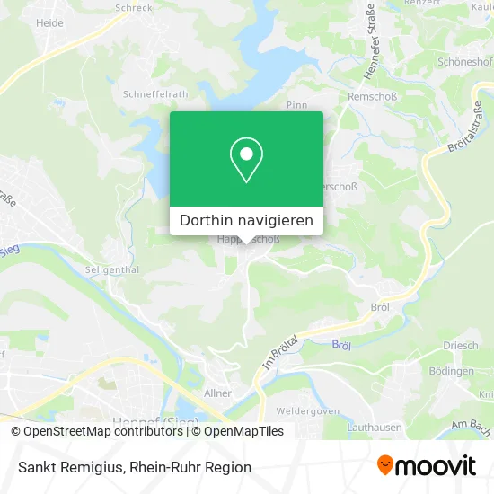 Sankt Remigius Karte