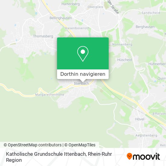 Katholische Grundschule Ittenbach Karte