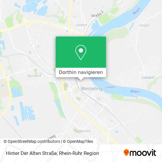 Hinter Der Alten Straße Karte