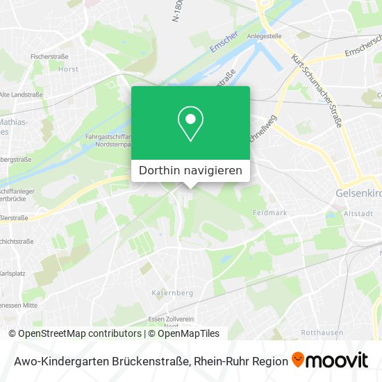 Awo-Kindergarten Brückenstraße Karte