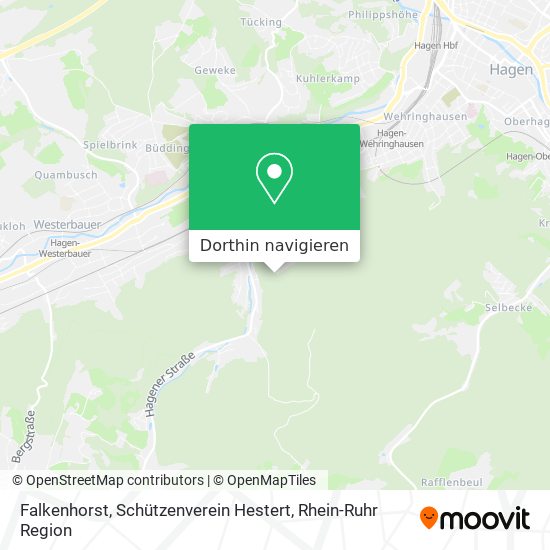Falkenhorst, Schützenverein Hestert Karte