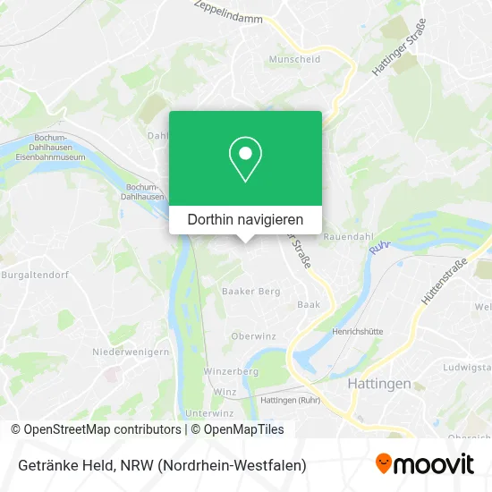 Getränke Held Karte