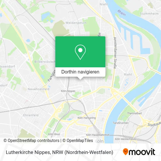 Lutherkirche Nippes Karte