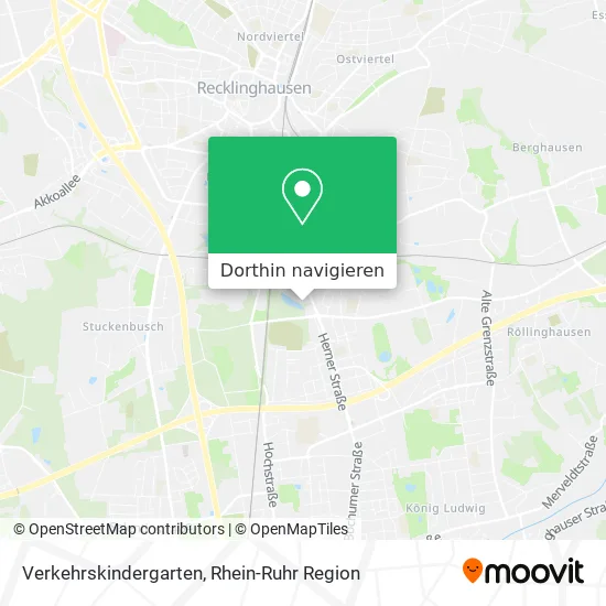 Verkehrskindergarten Karte