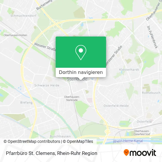 Pfarrbüro St. Clemens Karte