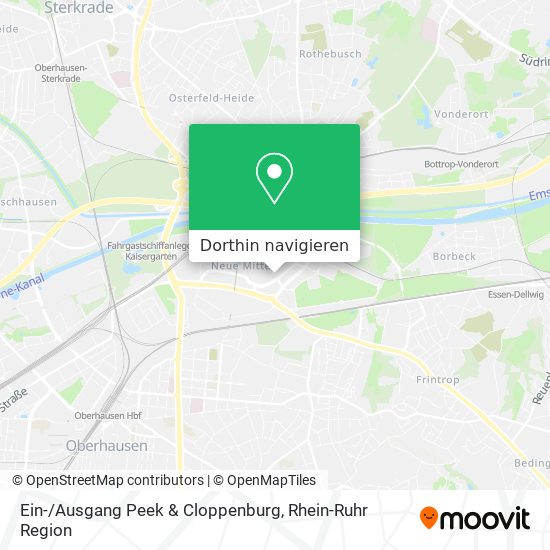 Ein- / Ausgang Peek & Cloppenburg Karte
