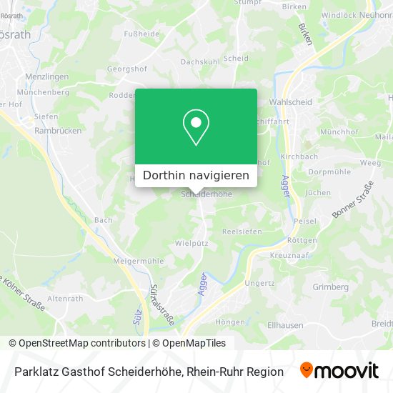 Parklatz Gasthof Scheiderhöhe Karte