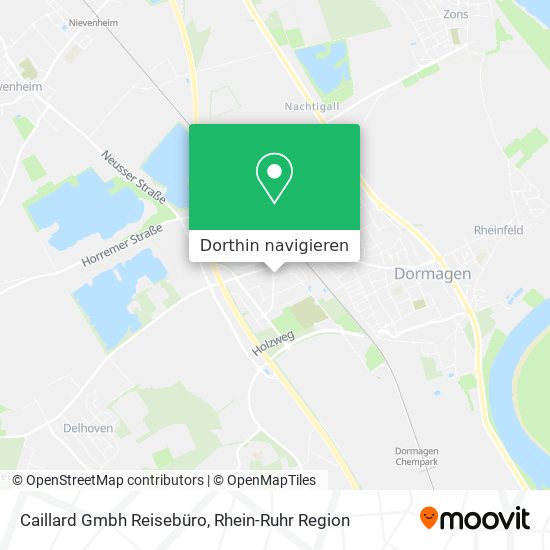 Caillard Gmbh Reisebüro Karte