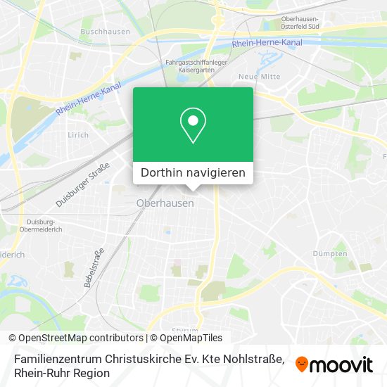Familienzentrum Christuskirche Ev. Kte Nohlstraße Karte