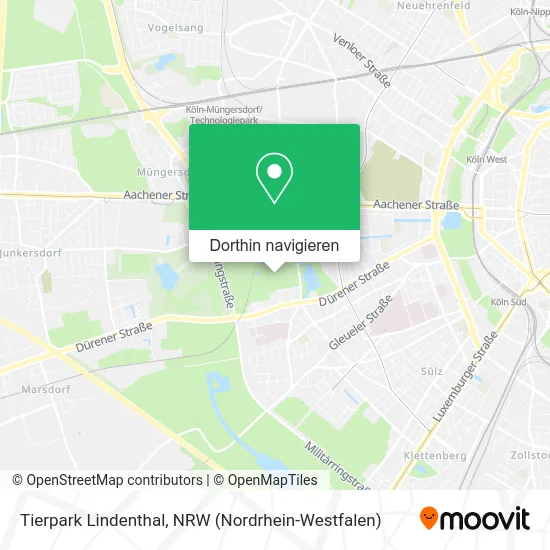 Tierpark Lindenthal Karte