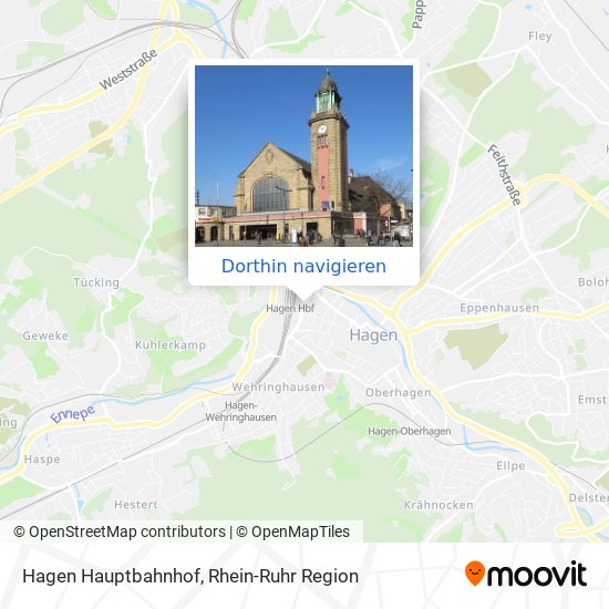 Hagen Hauptbahnhof Karte