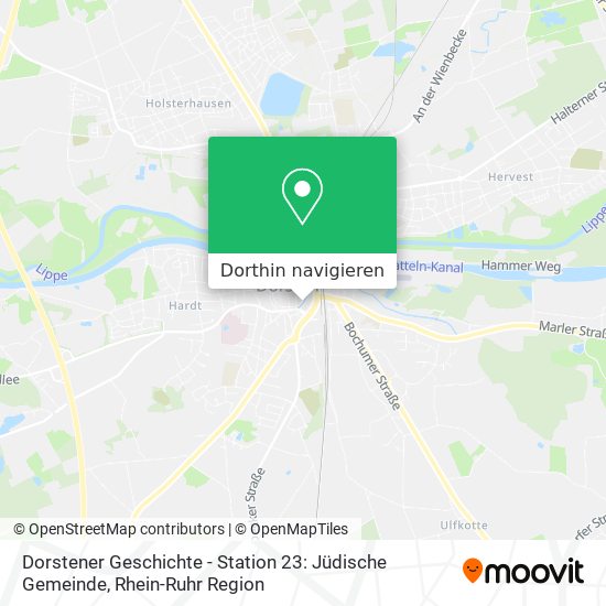 Dorstener Geschichte - Station 23: Jüdische Gemeinde Karte