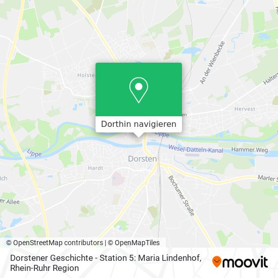 Dorstener Geschichte - Station 5: Maria Lindenhof Karte
