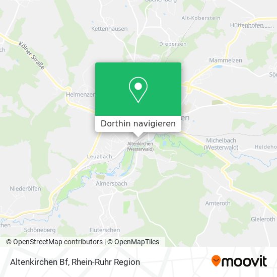 Altenkirchen Bf Karte