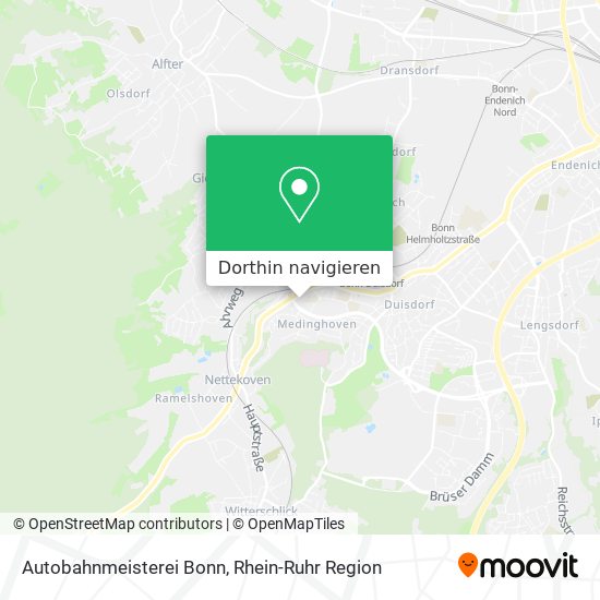 Autobahnmeisterei Bonn Karte