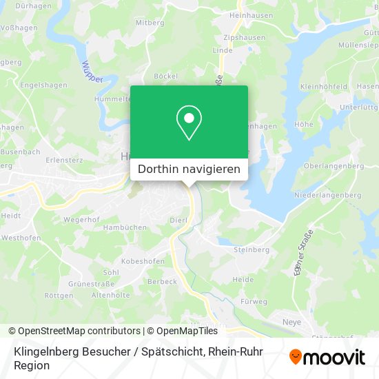 Klingelnberg Besucher / Spätschicht Karte
