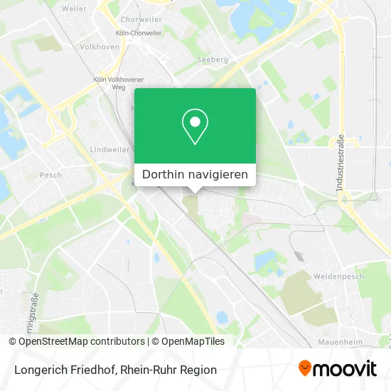 Longerich Friedhof Karte