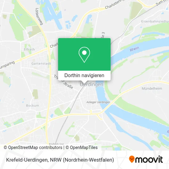 Krefeld-Uerdingen Karte