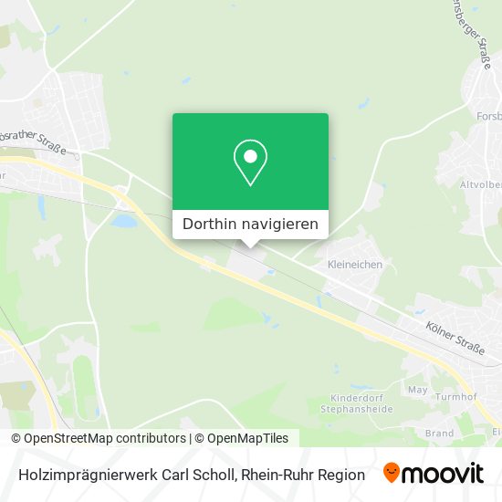 Holzimprägnierwerk Carl Scholl Karte