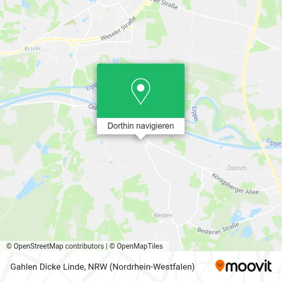 Gahlen Dicke Linde Karte