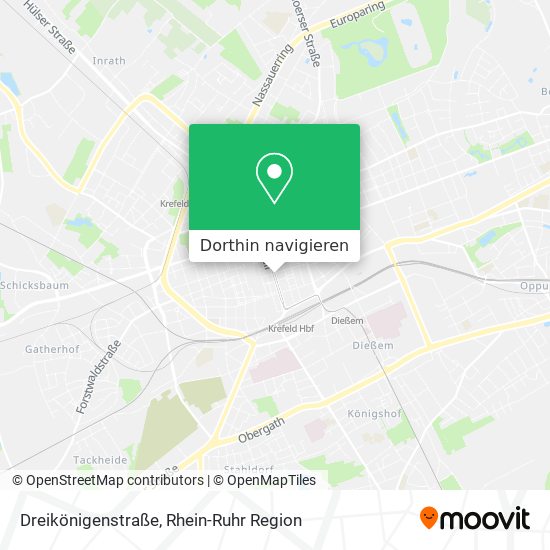 Dreikönigenstraße Karte