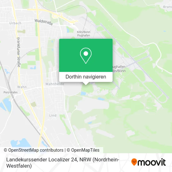 Landekurssender Localizer 24 Karte