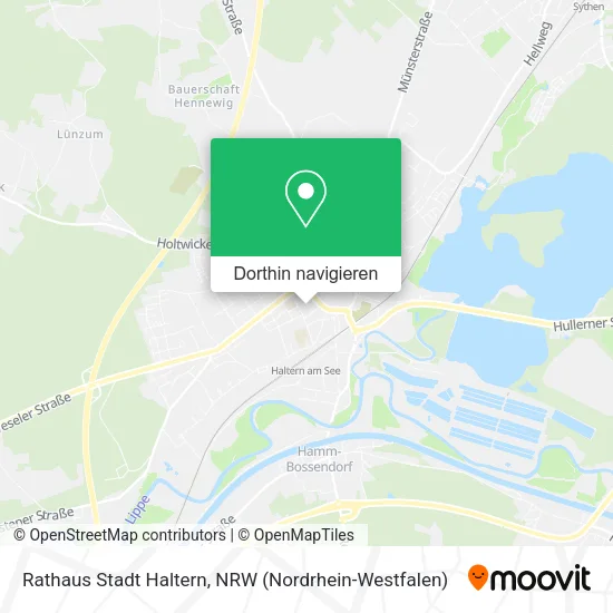Rathaus Stadt Haltern Karte