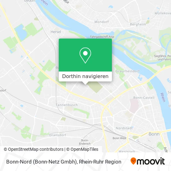Bonn-Nord (Bonn-Netz Gmbh) Karte