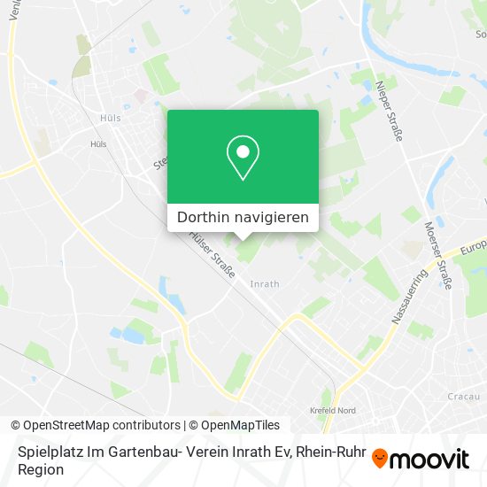 Spielplatz Im Gartenbau- Verein Inrath Ev Karte