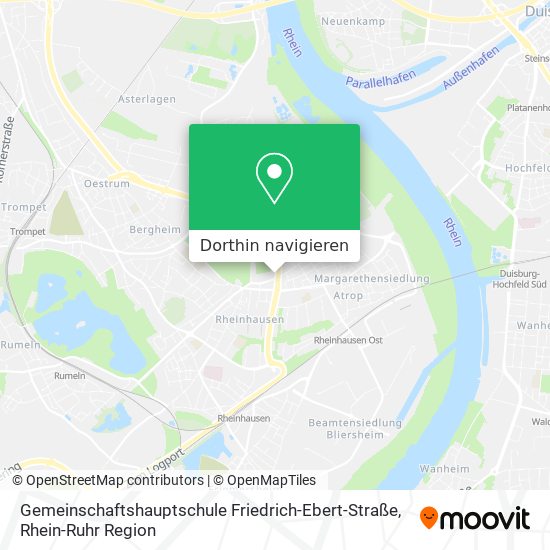 Gemeinschaftshauptschule Friedrich-Ebert-Straße Karte