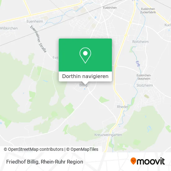 Friedhof Billig Karte