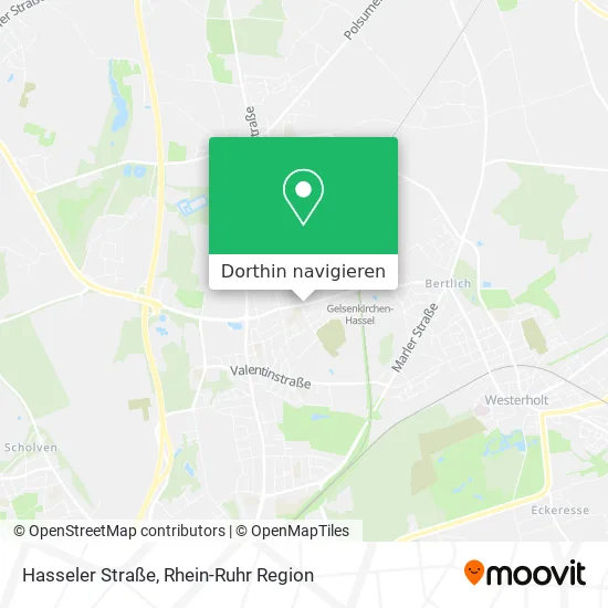 Hasseler Straße Karte