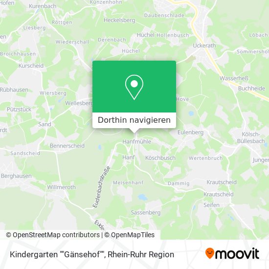 Kindergarten ""Gänsehof"" Karte