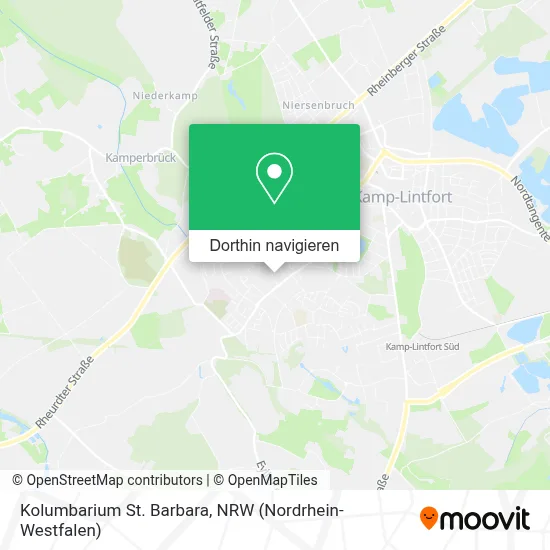 Kolumbarium St. Barbara Karte