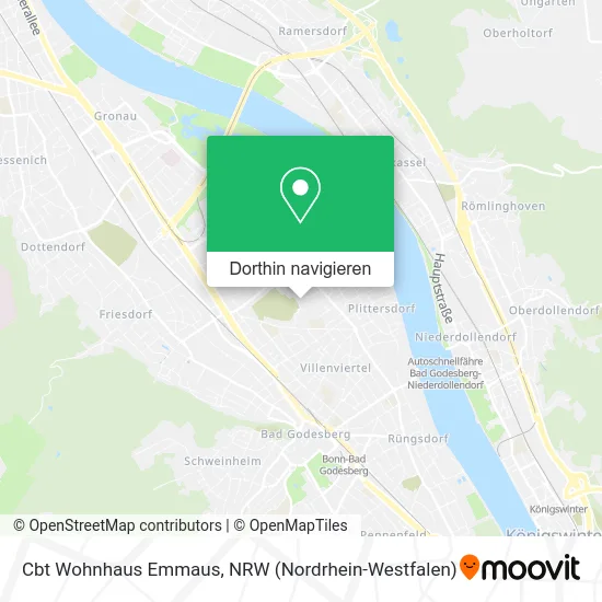 Cbt Wohnhaus Emmaus Karte